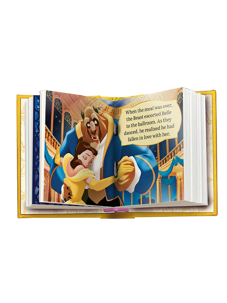 Hardcover Disney Beauty and the Beast book by Insight Editions with colorful cover art and intricate illustrations.