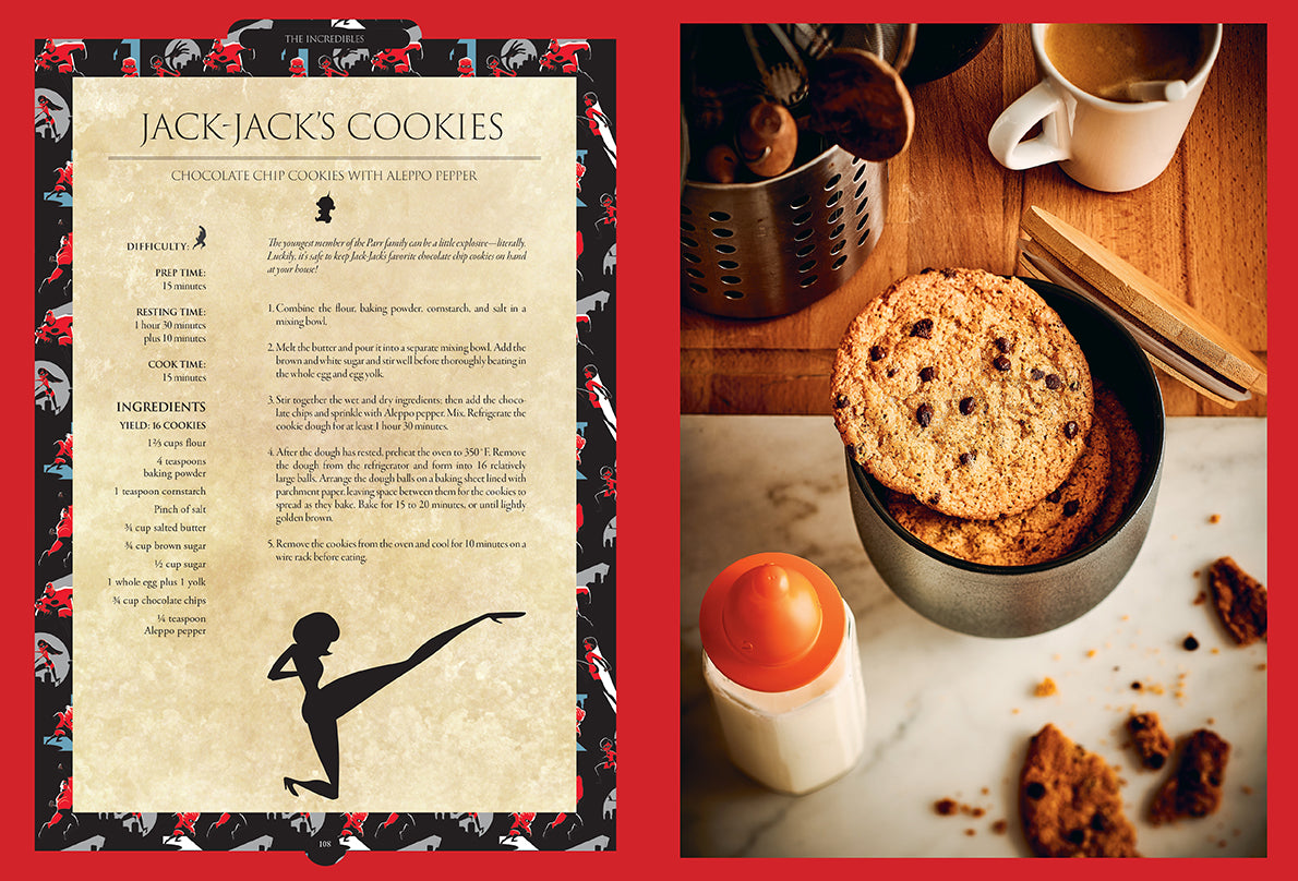 Hardcover Disney Enchanted Recipes Cookbook by Insight Editions showing a colorful cover with fairy tale-themed illustrations