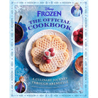 Hardcover Disney Frozen: The Official Cookbook by Insight Editions, featuring colorful pages and Frozen-themed culinary recipes.