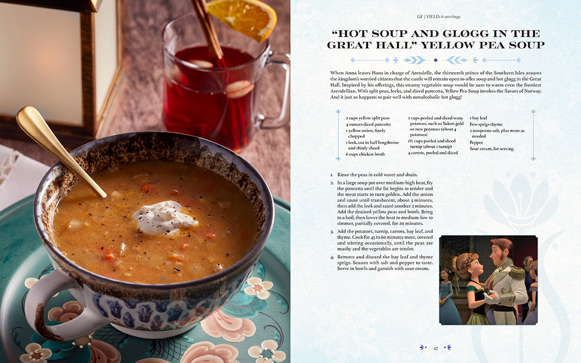 Hardcover Disney Frozen: The Official Cookbook by Insight Editions featuring illustrations of Elsa, Anna, and Disney-themed recipes.