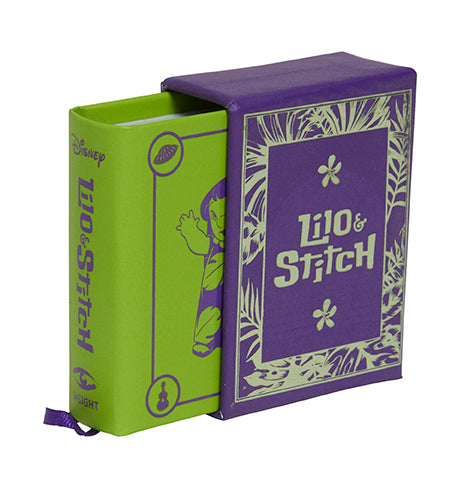 Hardcover book featuring Disney Lilo and Stitch characters by Insight Editions, with colorful cover art and illustrations.