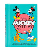 Hardcover Disney Mickey and Friends Mini Book of Classic Shorts by Insight Editions, featuring colorful cartoon illustrations.