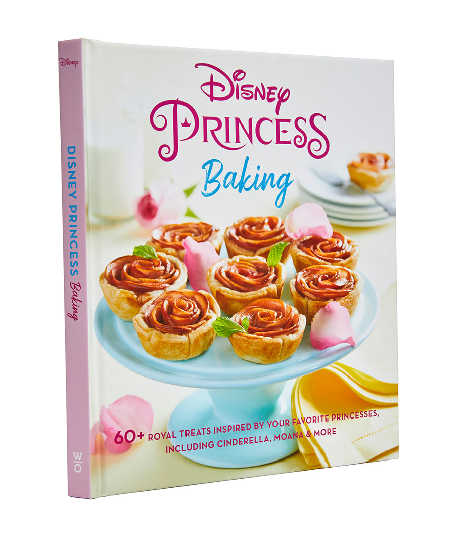 Disney Princess hardcover baking gift set with colorful illustrations of princesses and baking tools on the cover.