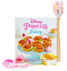Disney Princess baking gift set in a hardcover box, featuring themed baking tools and accessories with Disney Princess designs.
