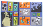 Hardcover book titled Disney Tim Burton's The Nightmare Before Christmas: 13 Frights of Halloween by Insight Editions, featuring spooky illustrations.