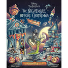 Hardcover book titled Disney Tim Burton's The Nightmare Before Christmas: Pop-Up Holiday Worlds by Insight Editions featuring festive holiday scenes.