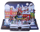 Hardcover of Disney Tim Burton's The Nightmare Before Christmas: Pop-Up Holiday Worlds by Insight Editions, featuring festive pop-up scenes.