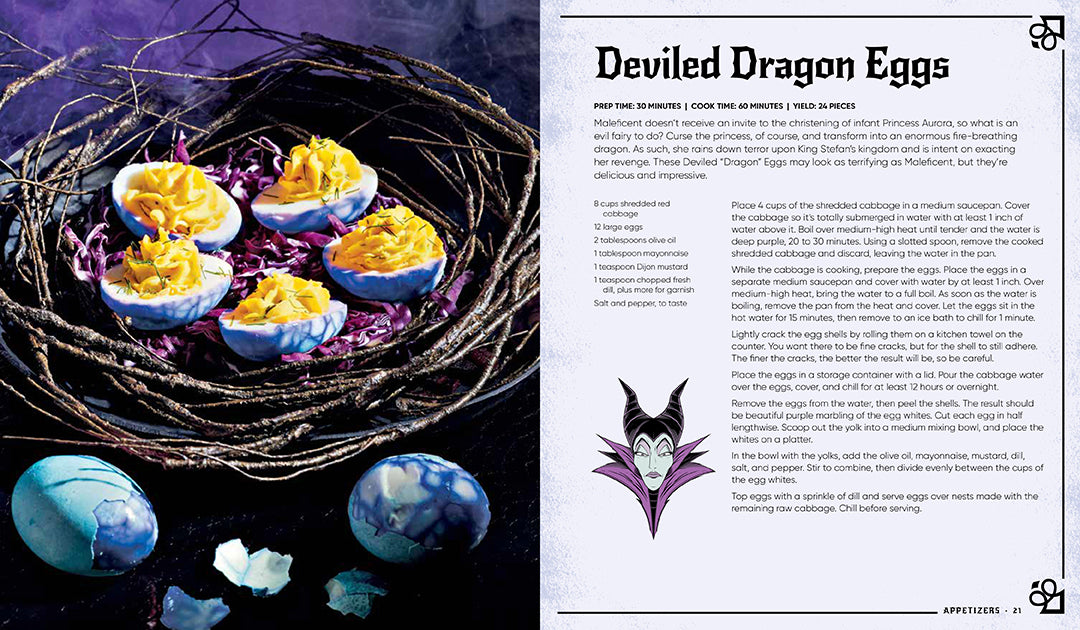 Hardcover Disney Villains: Devilishly Delicious Cookbook Gift Set by Insight Editions featuring villain-themed recipes and book cover image.