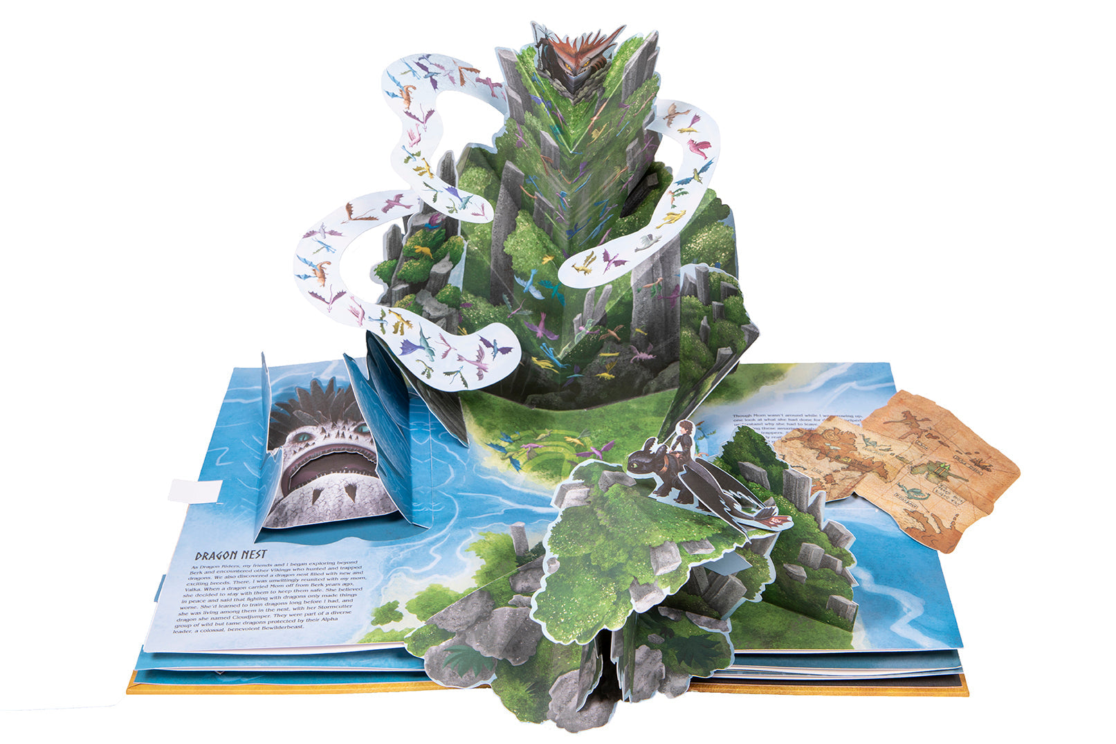 Hardcover book titled "DreamWorks Dragons: Adventures with Dragons" by Insight Editions, featuring colorful dragon illustrations.
