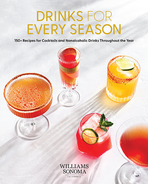 Hardcover book titled "Drinks for Every Season" by Insight Editions, featuring seasonal beverage recipes on the cover.