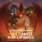 Hardcover of Dungeons & Dragons: The Ultimate Pop-Up Book by Insight Editions, featuring colorful fantasy illustrations and pop-up pages.