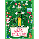 Hardcover Elf: The Official Advent Calendar by Insight Editions featuring festive holiday scenes and character illustrations.