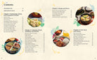 Hardcover of Encanto: The Official Cookbook by Insight Editions showing colorful recipe pages and decorative cover design.
