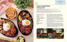 Hardcover of Encanto: The Official Cookbook by Insight Editions showing colorful recipe pages and vibrant cover design.