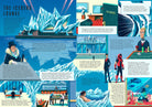 Hardcover book titled "Exploring Gotham City" by Insight Editions, featuring cityscape illustrations and Gotham City landmarks.