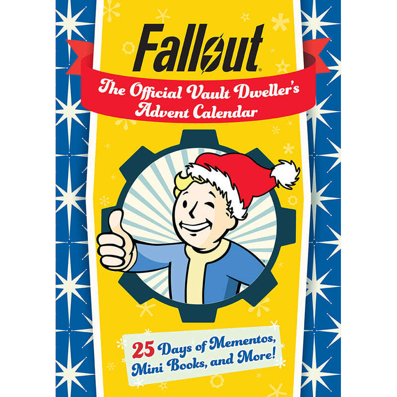 Hardcover Fallout: The Official Vault Dweller's Advent Calendar by Insight Editions, featuring detailed vault-themed artwork.