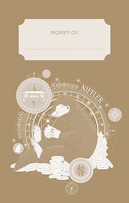 Hardcover Niffler Ruled Pocket Journal from Fantastic Beasts: The Crimes of Grindelwald, by Insight Editions, featuring Niffler design.