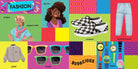 Hardcover book titled "First 100 Words From the 80s" by Insight Editions, featuring colorful vintage 80s-themed cover art.