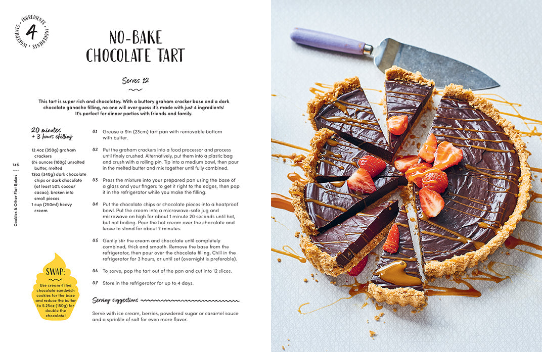 Hardcover book titled "Baking It Easy" by FitWaffle, published by Insight Editions, featuring a colorful baking-themed cover.