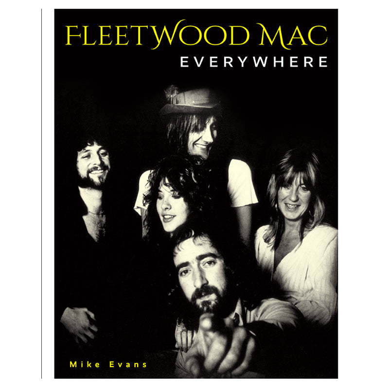 Hardcover book titled "Fleetwood Mac Everywhere" by Insight Editions featuring a colorful cover design.