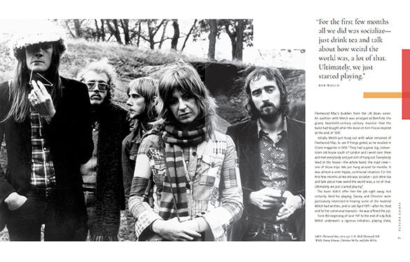 Hardcover book titled "Fleetwood Mac Everywhere" by Insight Editions, featuring band photos and artwork on the cover.