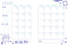Hardcover Friends 12-Month Undated Planner by Insight Editions, featuring a colorful cover with the show's logo and character images.