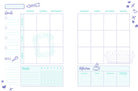 Hardcover Friends 12-Month Undated Planner by Insight Editions, featuring a colorful cover design with the show's logo.