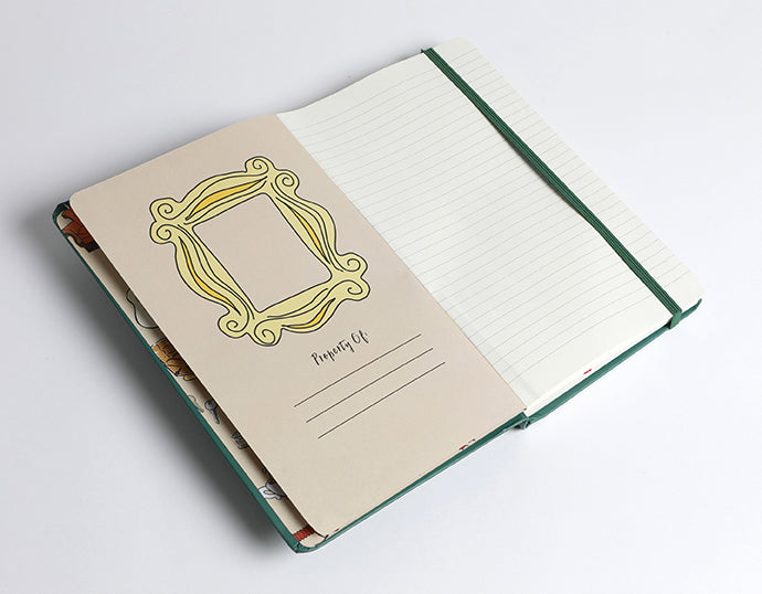 Friends hardcover ruled journal by Insight Editions, featuring a durable cover and lined pages for writing or note-taking.