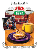 Hardcover of Friends: The Official Central Perk Cookbook by Insight Editions featuring the iconic Central Perk logo and cozy design.