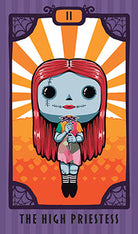 Hardcover Funko Nightmare Before Christmas Tarot Deck and Guidebook by Insight Editions, featuring spooky holiday-themed illustrations.