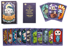 Hardcover Funko The Nightmare Before Christmas Tarot Deck and Guidebook by Insight Editions, featuring festive Halloween and Christmas imagery.