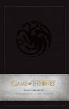 Hardcover Game of Thrones House Targaryen Ruled pocket journal with dragon emblem and ornate cover design.