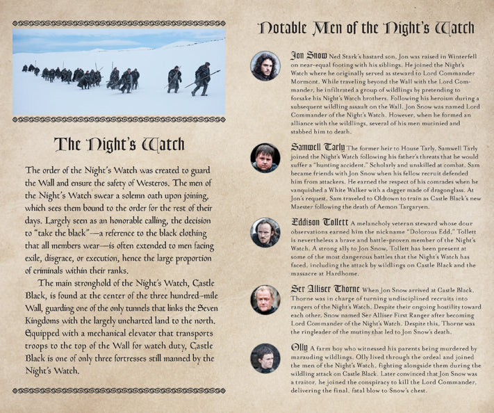 Hardcover Game of Thrones Night's Watch ruled journal by Insight Editions with embossed logo and lined pages for writing.