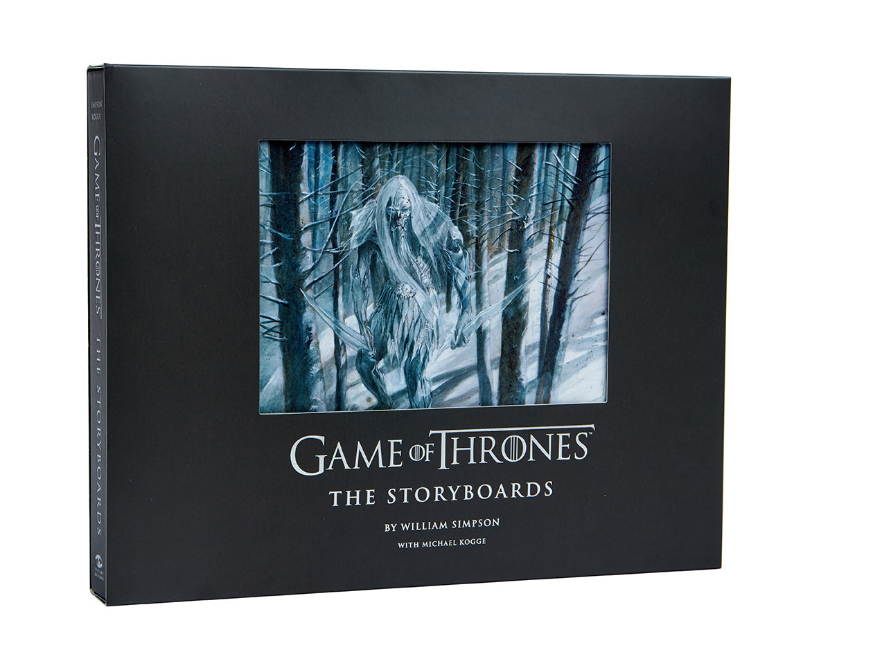 Hardcover edition of Game of Thrones: The Storyboards by Insight Editions, featuring detailed illustrations from the series.