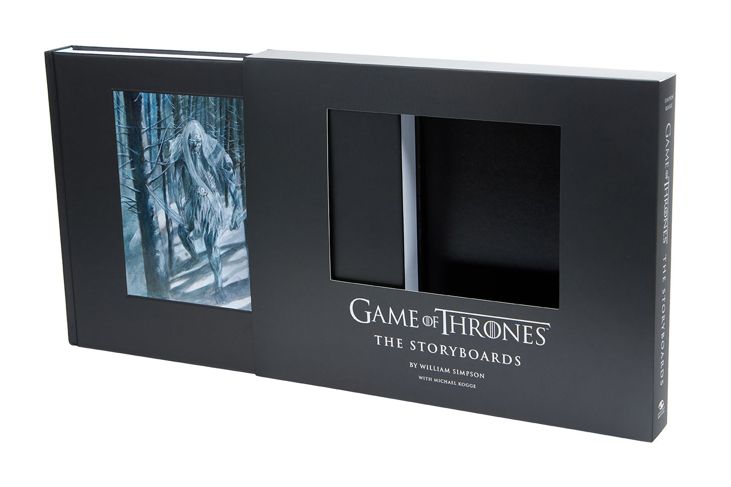 Hardcover of Game of Thrones: The Storyboards by Insight Editions, showing the book's detailed cover with title and artwork.