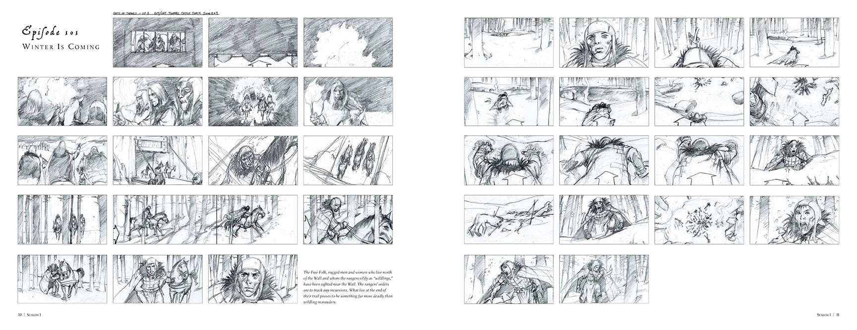 Hardcover of "Game of Thrones: The Storyboards" by Insight Editions, featuring detailed storyboard illustrations on the cover.