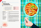 Hardcover Gastronogeek K-Drama Cookbook by Insight Editions featuring Korean recipes and themed illustrations.