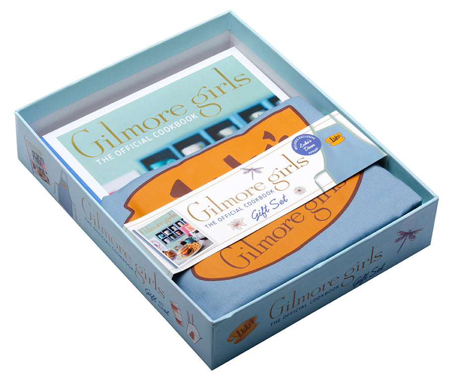 Hardcover Gilmore Girls: The Official Cookbook Gift Set by Insight Editions showing the book cover and packaging details