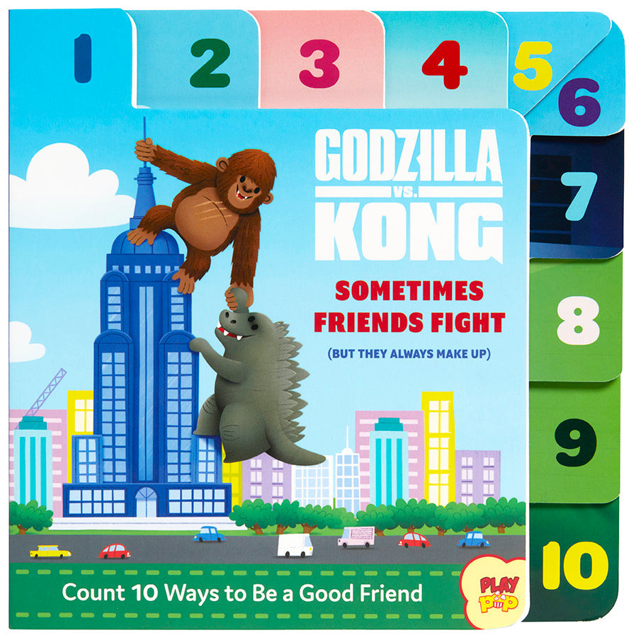 Hardcover book titled "Godzilla vs Kong: Sometimes Friends Fight" by Insight Editions, featuring cover art of Godzilla and Kong.