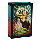 Hardcover Good Omens Tarot Deck and Guidebook by Insight Editions, featuring illustrated cards and a detailed guide.
