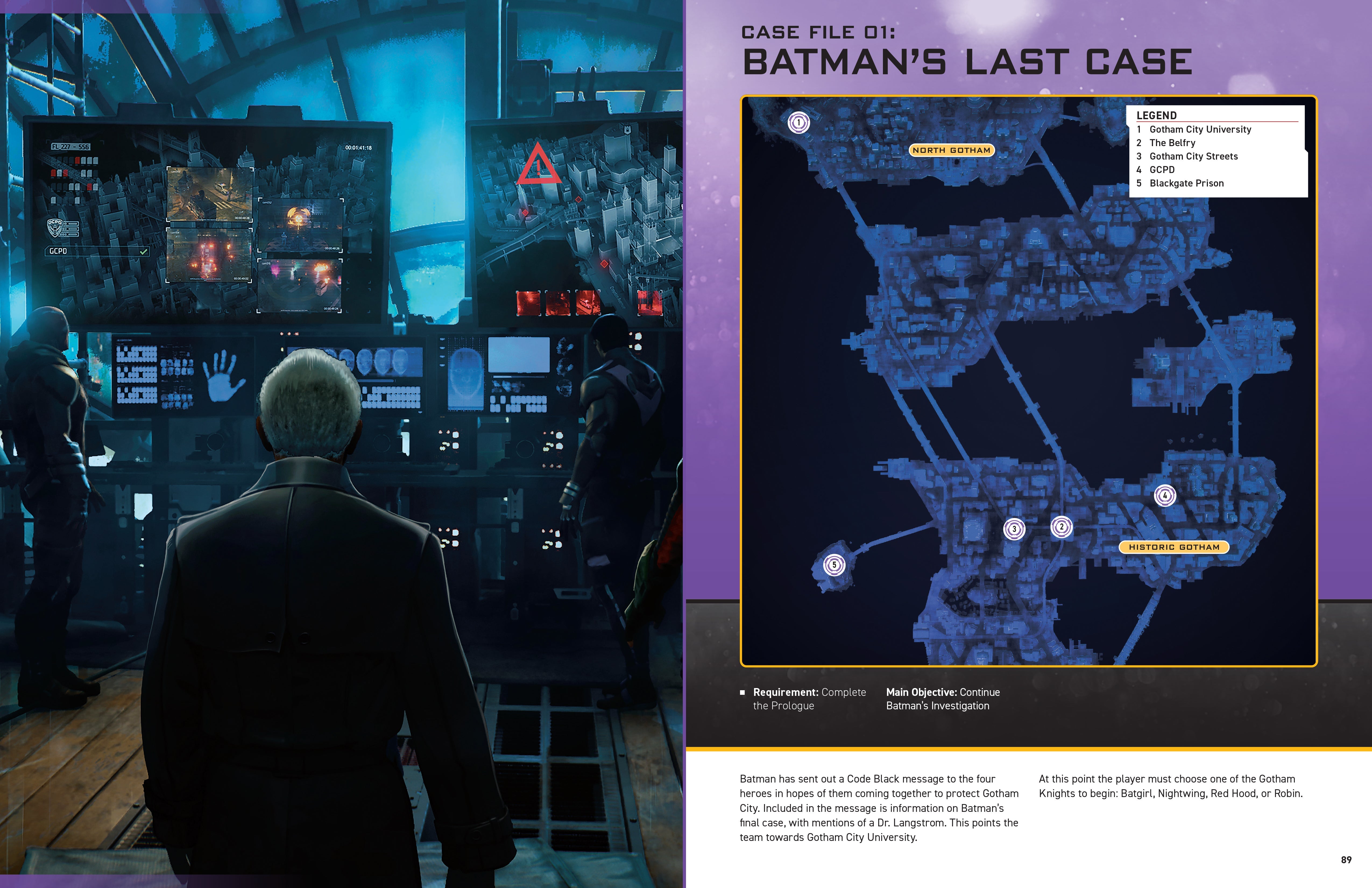 Hardcover of Gotham Knights: The Official Collector's Compendium by Insight Editions, featuring detailed artwork and character profiles.