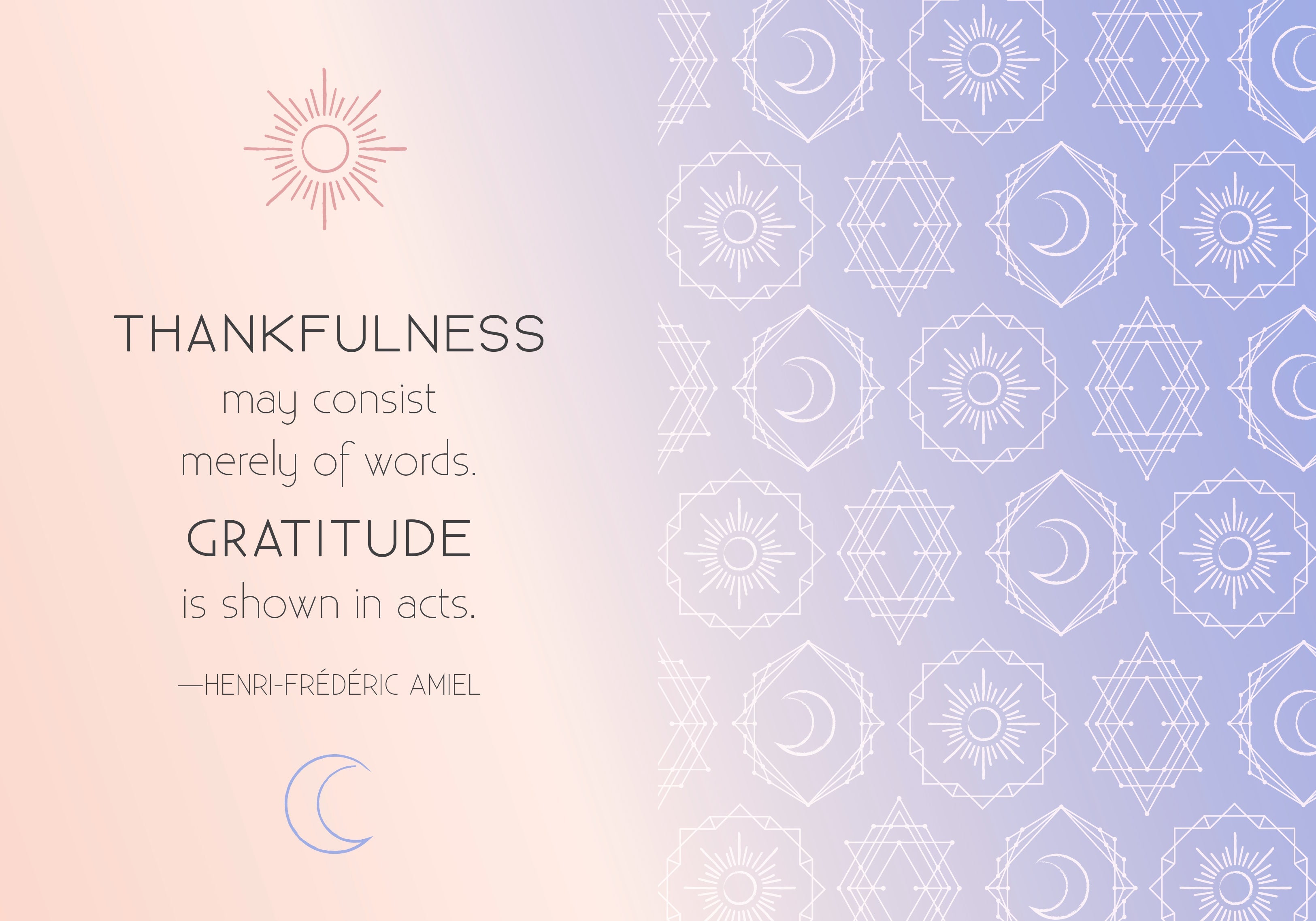 Hardcover book titled "Gratitude" by Insight Editions with a decorative cover design.