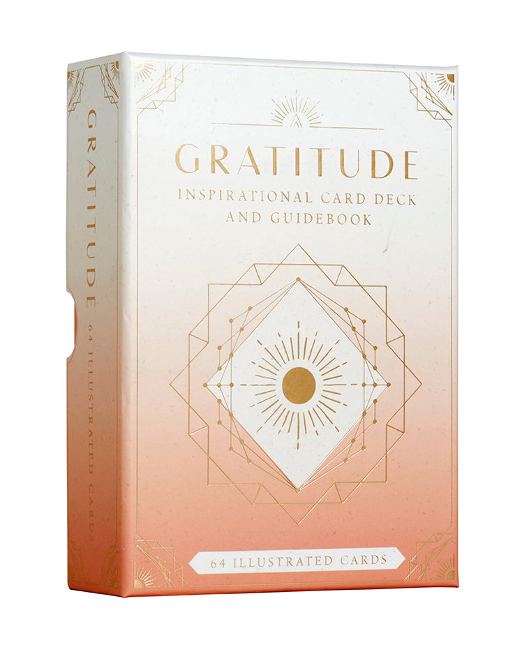 Hardcover book titled "Gratitude" by Insight Editions featuring a textured cover with elegant design.