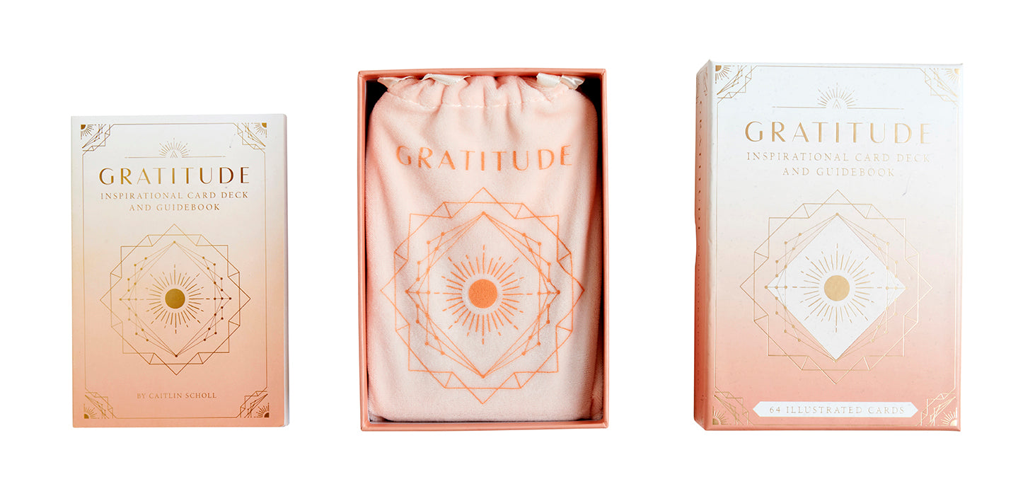 Hardcover book titled "Gratitude" by Insight Editions with a decorative cover and elegant design.