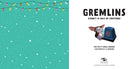 Hardcover book titled "Gremlins: Gizmo's 12 Days of Christmas" by Insight Editions featuring Gizmo on the cover.