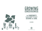 Hardcover book titled "Growing Consciousness" by Insight Editions, featuring a cover with vibrant, abstract artwork.