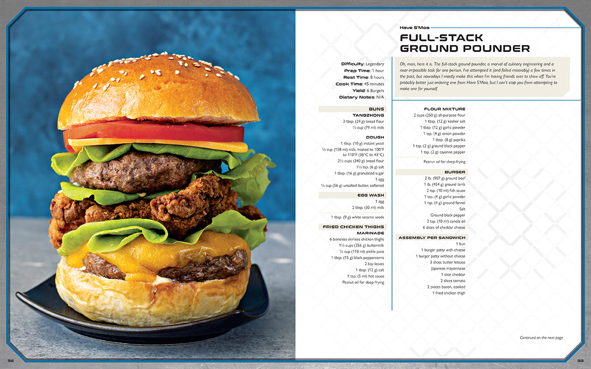 Hardcover of "Halo: The Official Cookbook" by Insight Editions featuring the book cover with game-themed design and title.