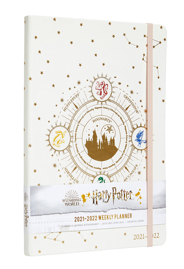 Hardcover Harry Potter 2021-2022 Academic Year Planner by Insight Editions with magical cover design.