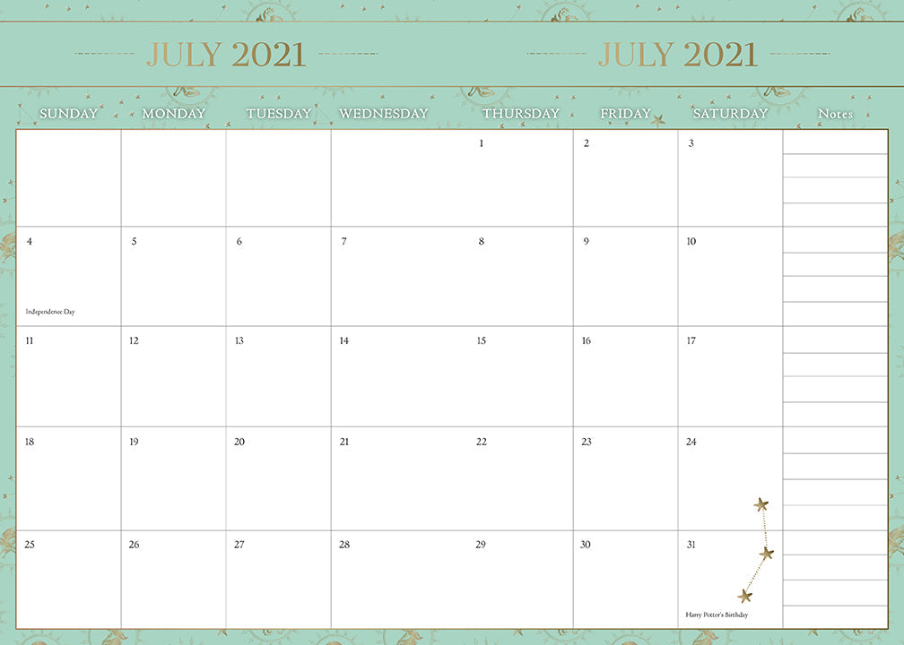 Hardcover Harry Potter 2021-2022 Academic Year Planner by Insight Editions showing a magical-themed cover design.