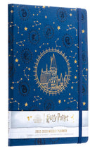 Hardcover Harry Potter 2022-2023 academic year planner by Insight Editions, featuring magical-themed cover design.